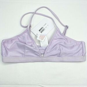 TWIN Bikini Women XS NWT Lilac Purple  Bella Triangle Swim Top